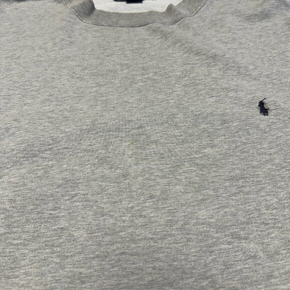 Vintage Polo Ralph Lauren Crew Neck Sweatshirt Mens 2XL Tall Gray - Picture 5 of 11